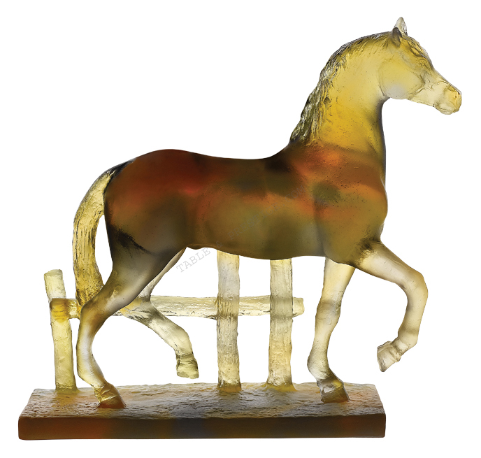 Trotteur ourasi ambre et gris - Daum
